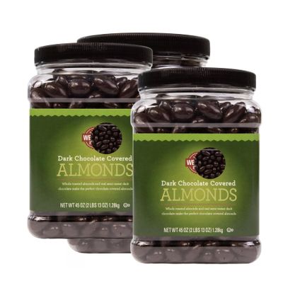 Dark Chocolate Covered Almonds, 45 oz (45 Ounce (2 pack))