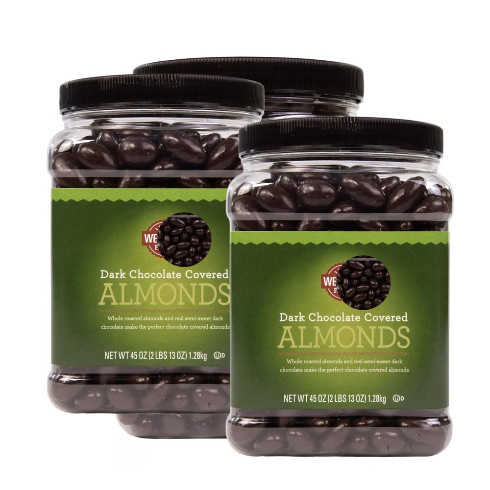 Dark Chocolate Covered Almonds, 45 oz (45 Ounce (2 pack))