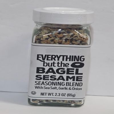 Trader Joe Everything But the Bagel Sesame Seasoning Blend with Sea Salt, Garlic & Onion 2.3oz 65g (12 Bottles)