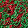 1/2 LB - Green & Red - Soft & Thin Crinkle Cut Paper Shred Filler great for Gift Wrapping, Basket Filling, Birthdays, Weddings, Anniversaries, Valentines Day, and other occasions view 1