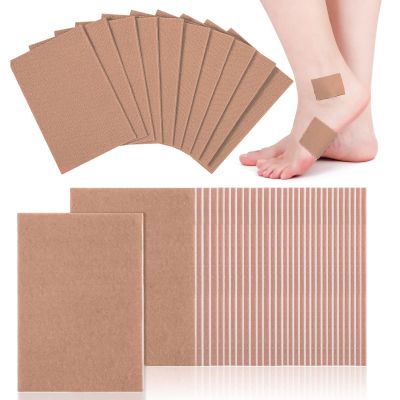Klyranix Moleskin for Blisters 50 Sheets, Mole Skin for Feet & Shoes, Adhesive Moleskin Padding, Blister Prevention, Mole Skin Tape for Boots Hiking Reduce Friction Pain Khaki