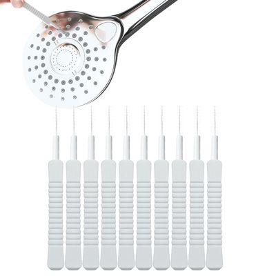 Shower Head Cleaner Tool Shower Head Cleaning Brush for Small Hole Anti-Clogging Nozzle for Household Bathroom 10Pack