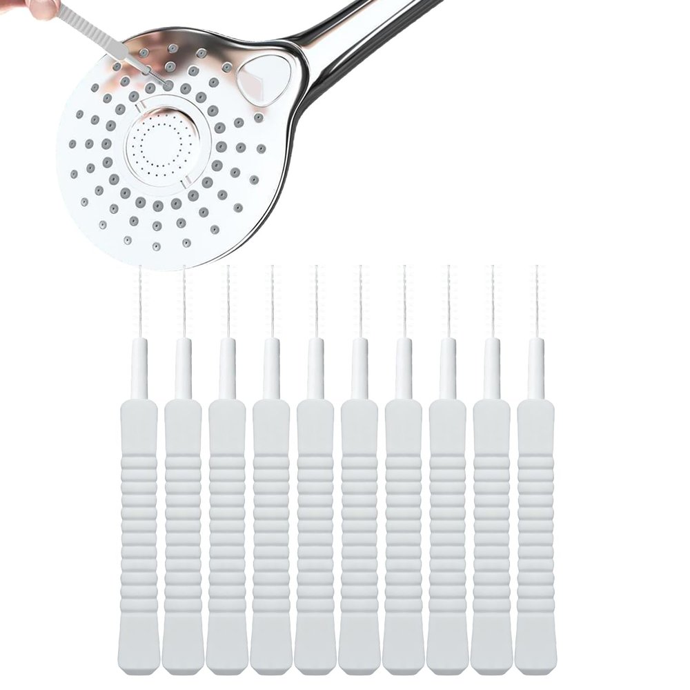 Shower Head Cleaner Tool Shower Head Cleaning Brush for Small Hole Anti-Clogging Nozzle for Household Bathroom 10Pack