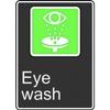 SAFETY SIGN EYE WASH 14 in x 10 in, Mfr: MCSA943XL-A view 1