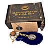 Manifestation Money Ritual Box InnerLight Fehu Money Amulet Necklace Gift Set for Wealth, Prosperity & Abundance Includes Pendant, Chakra Crystal Pendulum, Velvet Pouch & Ritual Card view 1