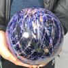 TYSTABPC 1pc 600-650g Blue Sodalite Crystal Sphere Divination Room Office view 3