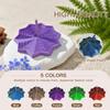 3D Printed Expanded Sensory Fidget Star, Expandable Fractal Fidget Hexagon with Handle, Honeycomb Whirling Spiral Design,2025 New Stress Relief Sensory Whirling Spiral with Handle (Dazzling Colors) view 4