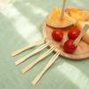 200pcs Bamboo Forks Appetizer Forks,3.5 Inch Charcuterie Food Mini Forks, Disposable Small Wooden Forks for Fruit Dessert Parties Cocktail Fork (200) view 3