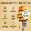 LiveComplete Pancake & Waffle Mix | Gluten & Allergen Free | Buttermilk Flavor | 25g Protein per Serving | Vegan, 100% Plant-Based, Complete Protein with 96% Match Rate (No Wheat, Dairy, Milk, Whey) view 3