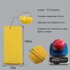 QUYWAZP Fruit Mesh Cover, 50pcs Color Shockproof Protective Vegetable Packaging Orange Kiwi Grape Anti-Squeeze Bag(Yellow) view 4