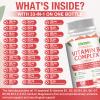 Blivsmlie 2 Pack 33-in-1 Liposomal Vitamin B Complex Gummies -B1, B2, B3, B4, B5, B6, B7, B8, B9,B12 | Vitamin C, D3,K2|Calcium,Magnesiun,Zinc etc.for Energy, Brain,Immune,Skin Support &Heart Support view 3