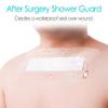 14 Pcs Waterproof Shower Protector Bandage 4"x8" for Thyroidectomy Surgery Recovery Thyroid Cancer Neck Surgical Incision Scar Adhesive Wounds Cover Island Dressing Bordered Gauze view 2