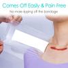 14 Pcs Waterproof Shower Protector Bandage 4"x8" for Thyroidectomy Surgery Recovery Thyroid Cancer Neck Surgical Incision Scar Adhesive Wounds Cover Island Dressing Bordered Gauze view 4
