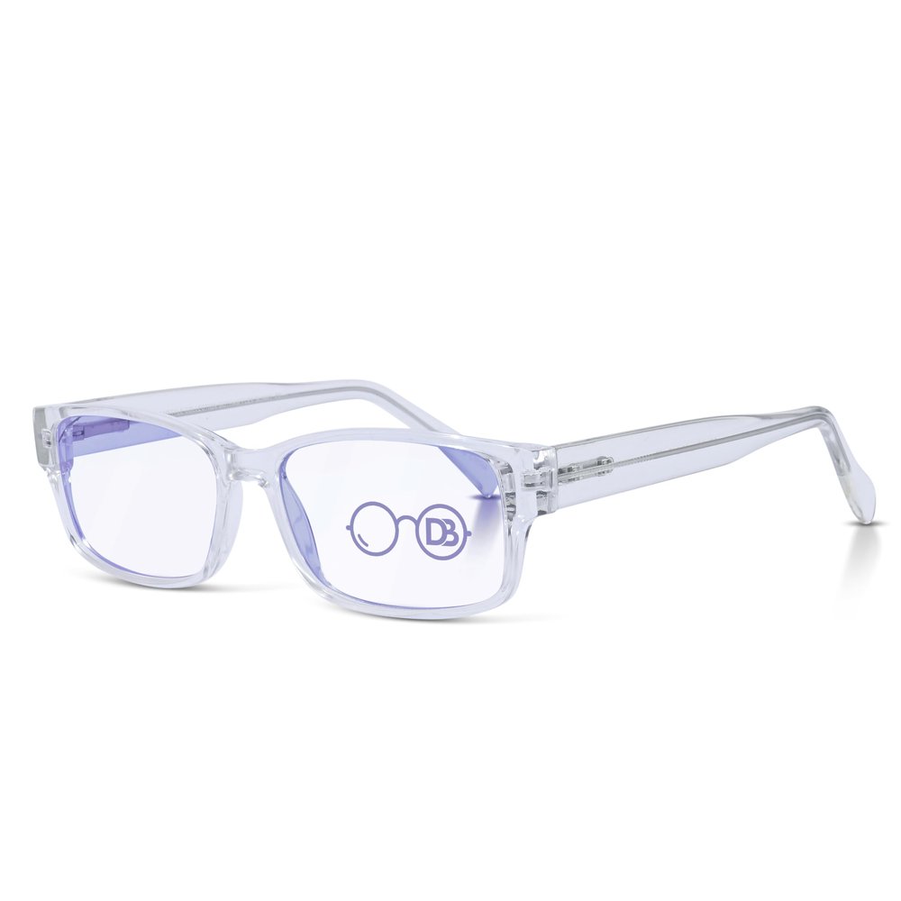 Debspecs XL Blue Light Reading Glasses for Men +2.25 Magnification Precision-Made Readers with Wide Fit, Spring Hinge & Lightweight Frame for Digital Work and Reading Comfort By Debby Burk Optical
