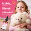 Liquid Iron Supplement for Kids, Women & Men - with Calcium, Zinc, Kids Multivitamin with Iron Drops - Blood Builder & Energy Support for Iron Deficiency, Anemia, Pineapple Flavor 2 Fl Oz view 2