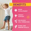 Liquid Iron Supplement for Kids, Women & Men - with Calcium, Zinc, Kids Multivitamin with Iron Drops - Blood Builder & Energy Support for Iron Deficiency, Anemia, Pineapple Flavor 2 Fl Oz view 4