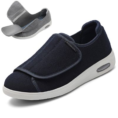 Diabetic Shoes for Women Wide Width Adjustable Lightweight Breathable Non Slip Men's Orthopedic Shoes Slippers for Edema Arthritis Swollen Feet