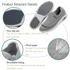 Diabetic Shoes for Women Wide Width Adjustable Lightweight Breathable Non Slip Men's Orthopedic Shoes Slippers for Edema Arthritis Swollen Feet view 2