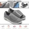 Diabetic Shoes for Women Wide Width Adjustable Lightweight Breathable Non Slip Men's Orthopedic Shoes Slippers for Edema Arthritis Swollen Feet view 3