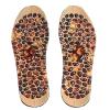 1 Pair Pebble Massage Insoles, Double Sided Pebble Massage Foot Pad for Men and Women, Cuttable Foot Relaxation Lymphatic Massages Tool for Standing Walking Home Exercise view 1
