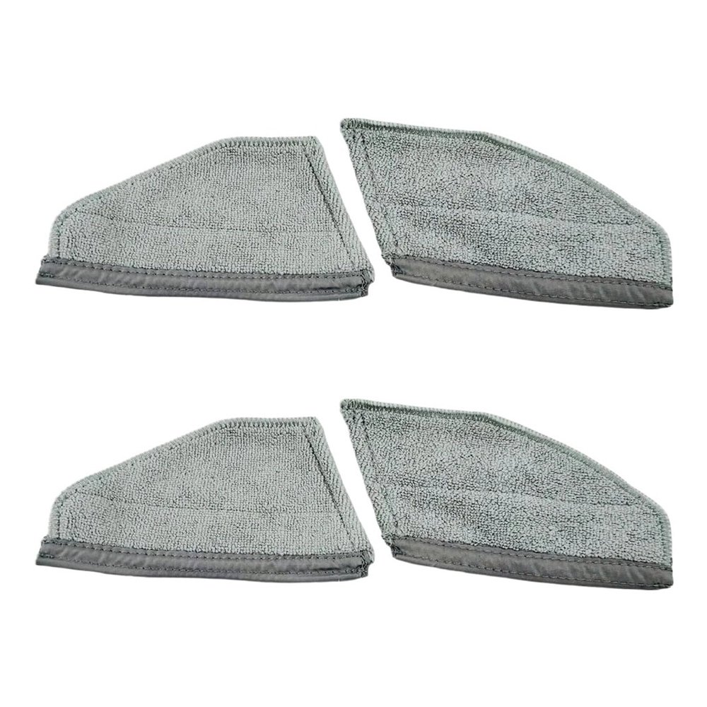 2/4/8pcs Mop Cloth Kit compatible For ROIDMI Cleaning Cloth Mop Robot Vacuum Cleaner Household Cleaning Accessories(4 PACK)