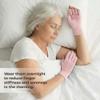 GRACE & ABLE Compression Gloves for Arthritis - Open Finger, Cotton-Blend, Lightweight, Breathable Hand Support (Ballet Pink, Extra Large) view 2