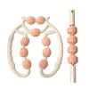 15 Wheels Massage Roller, Circular Leg Clamp for Cellulite, Massage Roller for Legs, Wheel Circular Leg Clamp for Thighs Arm Indoor Sports Yoga Bodybuilding Equipment, Muscle Relaxer (Orange_B) view 3
