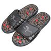 TruekartDeals Spring Acupressure Magnetic Therapy Sandals Yoga Paduka Foot Massager Slipper with Rotating Acupressure Points for Men & Women (Brown, 9) view 1