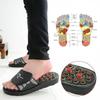 TruekartDeals Spring Acupressure Magnetic Therapy Sandals Yoga Paduka Foot Massager Slipper with Rotating Acupressure Points for Men & Women (Brown, 9) view 2