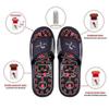 TruekartDeals Spring Acupressure Magnetic Therapy Sandals Yoga Paduka Foot Massager Slipper with Rotating Acupressure Points for Men & Women (Brown, 9) view 4