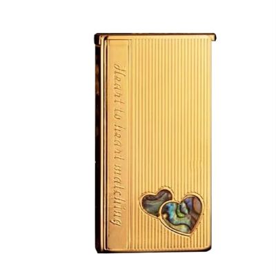 SDCN Fully Enclosed Sealed Oil Tank Kerosene Lighter, Old-Fashioned Grinding Wheel Ignition Windproof Soft Flame, Very Suitable for Collection or Business (Gold)(Gold3)