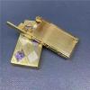 SDCN Fully Enclosed Sealed Oil Tank Kerosene Lighter, Old-Fashioned Grinding Wheel Ignition Windproof Soft Flame, Very Suitable for Collection or Business (Gold)(Gold3) view 3