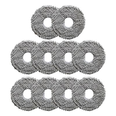 10/4Pcs Microfiber Mop Cloth Kit compatible For Conga 13090 Home Robot Vacuum And Mop Replacement Mop Cloth Rag Home Clean Tool(10pcs)