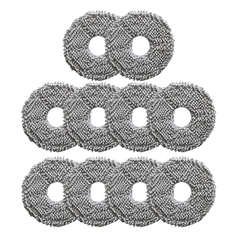10/4Pcs Microfiber Mop Cloth Kit compatible For Conga 13090 Home Robot Vacuum And Mop Replacement Mop Cloth Rag Home Clean Tool(10pcs)