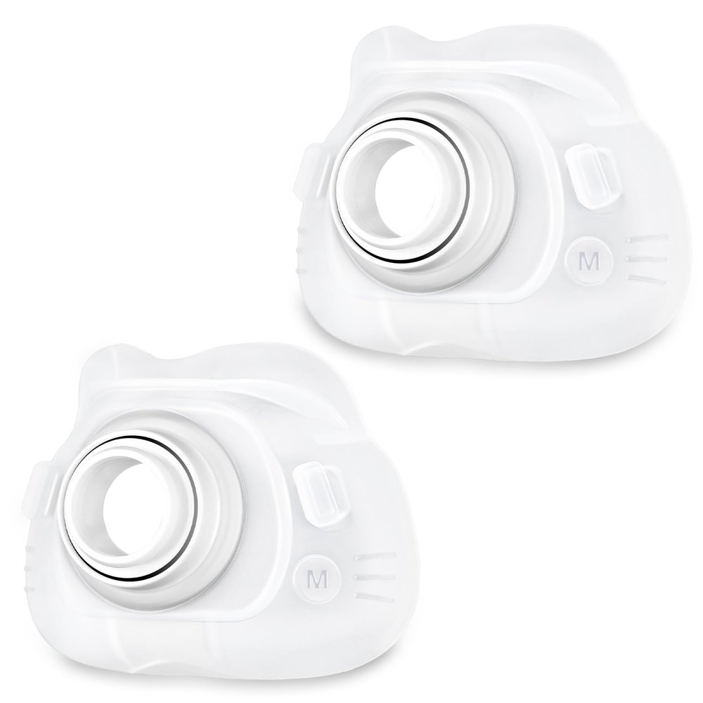 2 Packs Replacement Cushion for Airfit F40, Compatiable with Orignal Airfit F40 Frame, Replacement Full Face CPAP Mask Cushion, Soft & Durable, Cover Mouth