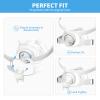 2 Packs Replacement Cushion for Airfit F40, Compatiable with Orignal Airfit F40 Frame, Replacement Full Face CPAP Mask Cushion, Soft & Durable, Cover Mouth view 3