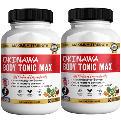 BIOQUIRE Okinawa Body Tonic Max, Maximum Strength Natural Dietary Supplement, 60 Capsules, 30 Day Supply (2)