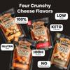 Umlands Crunchy Cheese High Protein Keto Snack Variety Pack (4 Flavors: Cheddar, Colby Jack, Pepper Jack, Gouda) | 0g Sugar, Low Carb, Gluten-Free view 2