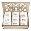 Eva's Gift Universe, Tea Bags Sampler Variety in Wooden White Tea Bag Organizer (80 Count) 9 Different Flavors Gifts for Parents Mom Dad Tea Lovers Couples view 1