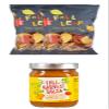 Fall Leaf Corn Tortilla Chips 14oz Pack of 2 and Fall Harvest Salsa 12 oz (3 Pack, 2 Leaf Chips and Harvest Salsa) view 1