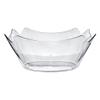 12 inch Clear Flower Plastic Bowl Large Disposable Decorative Serving Bowl for Salads Fruits Snacks Punch Party Wedding and Event Use (2) view 1