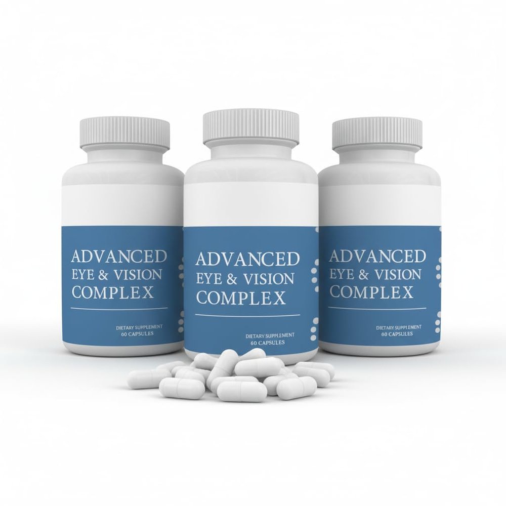 #1 Complete Research Vision Formula Advanced Eye Health Vitamin & Mineral Supplement Support w/Bilberry, Lutein, Zeaxanthin, Lycopene, Resveratrol | Eye Strain, Dry Eyes 180 caps (3 Pack)