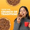 De Mi Pais Tustaca Toasted Crackers Sweet and Savory Corn Crackers Made with Brown Sugar, Cheese, and Skim Milk; Traditional Honduran Snack for Anytime Enjoyment | 6 Oz | 3-Pack view 2