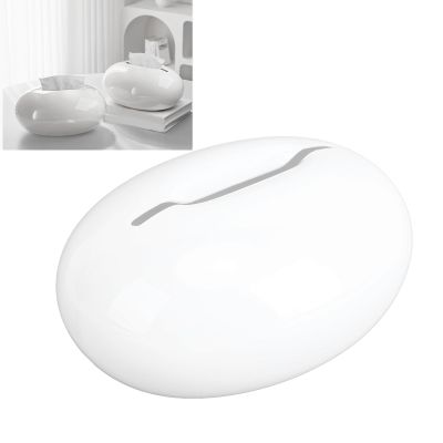 AYNEFY Tissue Box Cove, Clear PET Plastic Decorative Tissue Box Holder Dispenser, Standard Size Multifunctional Tabletop Organizer for Living Room, Bedroom, Office Desk Home Decor (2 Layer)