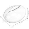 AYNEFY Tissue Box Cove, Clear PET Plastic Decorative Tissue Box Holder Dispenser, Standard Size Multifunctional Tabletop Organizer for Living Room, Bedroom, Office Desk Home Decor (2 Layer) view 4