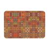 Group of Moroccan Geometric Printing 15.7x23.6in Diatomaceous Mat, Autumn Soft Floor Mat, Shower Cushion,Anti Slip Rubber Back view 1