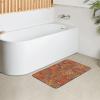 Group of Moroccan Geometric Printing 15.7x23.6in Diatomaceous Mat, Autumn Soft Floor Mat, Shower Cushion,Anti Slip Rubber Back view 4