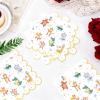 100 Pcs Animal Parade Paper Napkins 2-ply 6.5'' x 6.5" Disposable Circus Carnival Dinner Size Napkins Circus Animal Square Beverage Napkin for Kids Birthday Baby Shower Festive Party Kitchen Supplies view 2