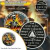 Skeletons in the Fire 24 Year Sobriety Coin, Dumpster Fire AA Medallion view 4