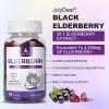 60 Gummies Sambucus Elderberry Gummies - Immune Support for Adults and kids 4+ 5 in 1 with Vitamin C, Zinc, Yeast -glucan, Probiotics Complex, Nature Elderberry Supplement, Non-GMO, Gluten Free view 4
